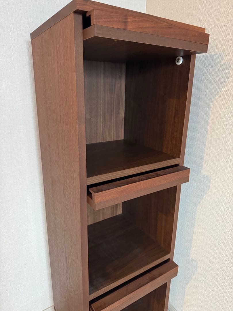 大川家具 マガジンラック ウォールナット