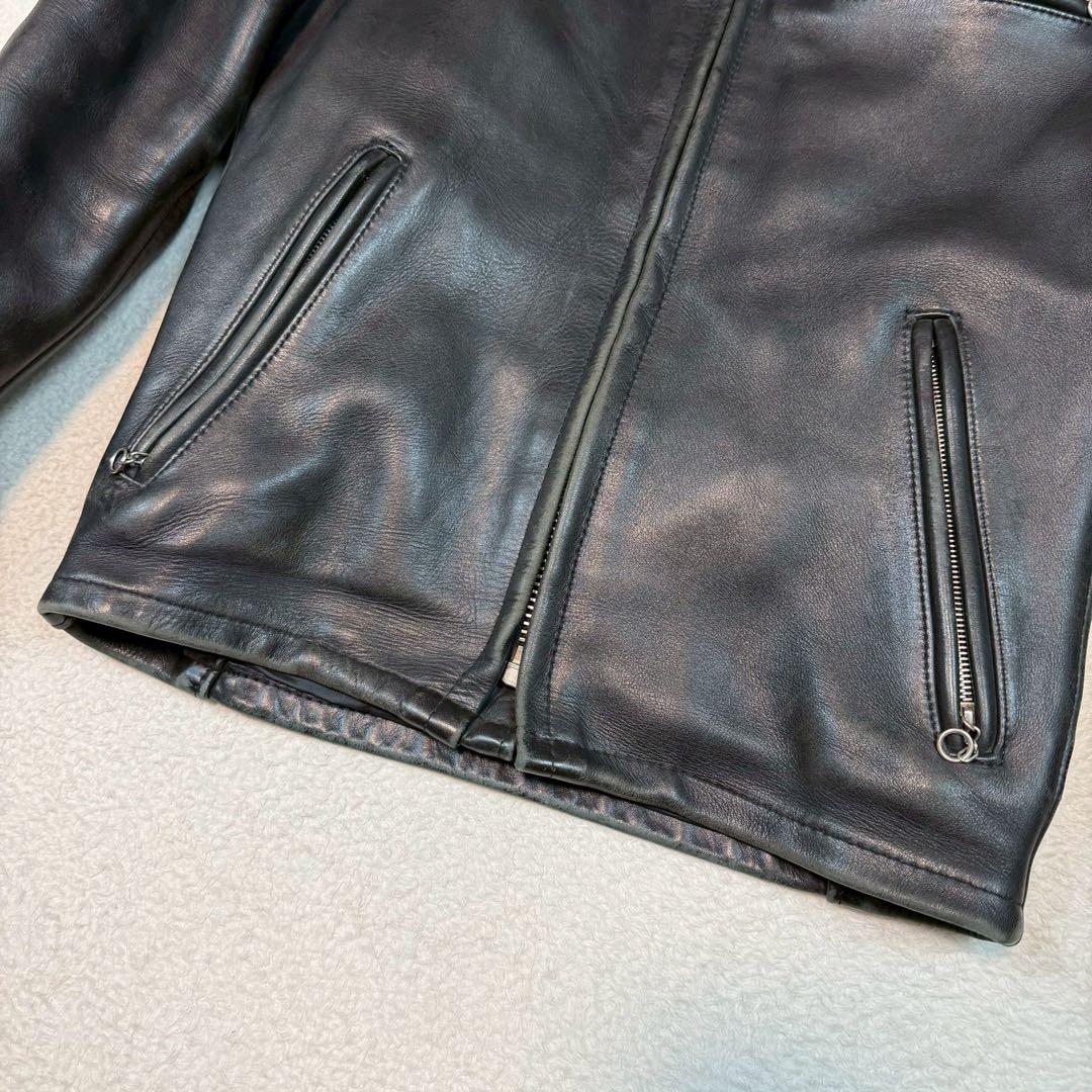 SCHOTT 641 ライダースジャケット 2way ライナー ブラック USA