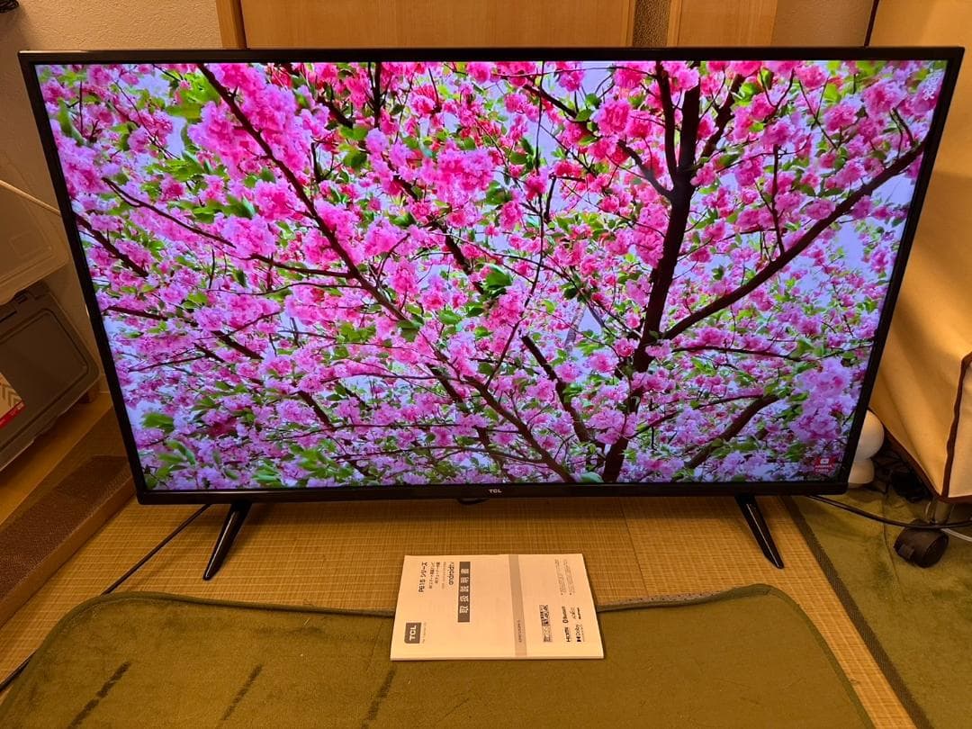 4K対応　スマートテレビ！TCL 43P615 43型　アプリ内蔵式　極美品！