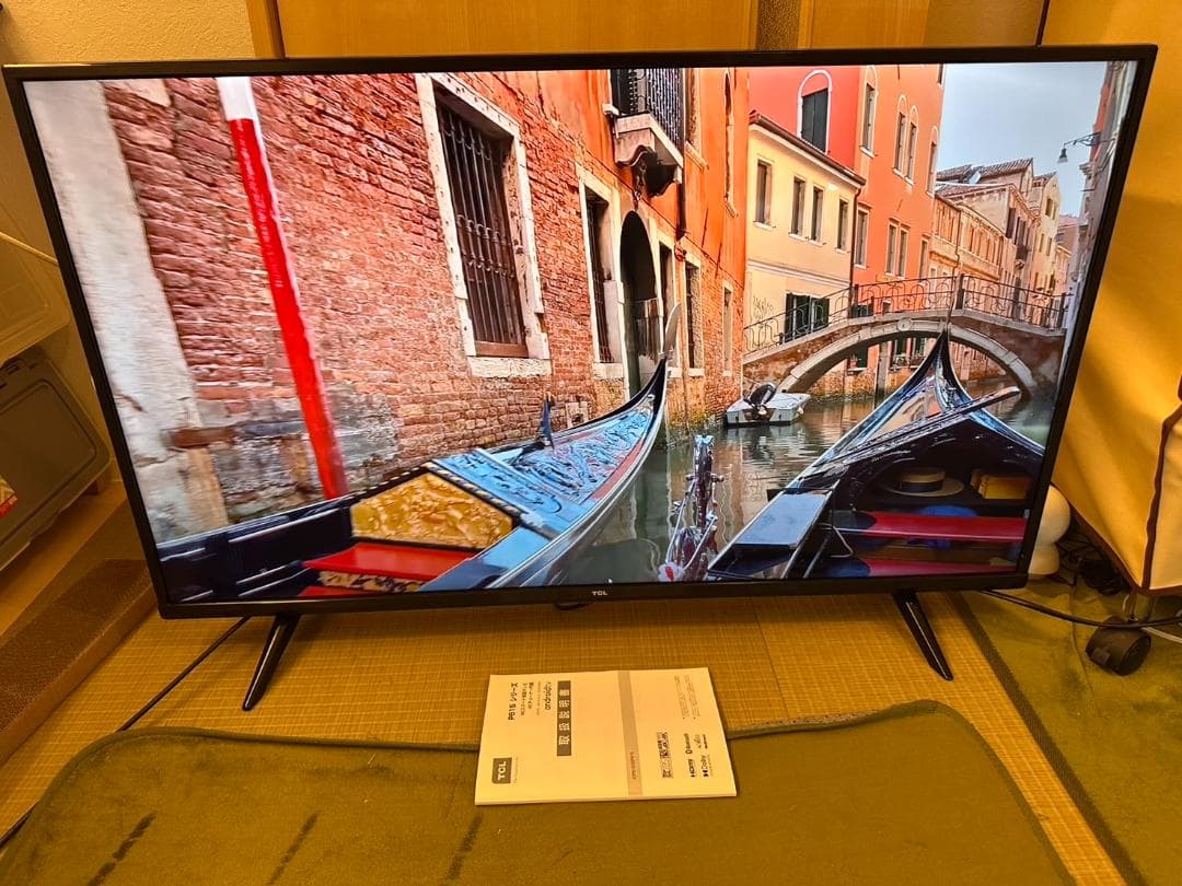 4K対応　スマートテレビ！TCL 43P615 43型　アプリ内蔵式　極美品！
