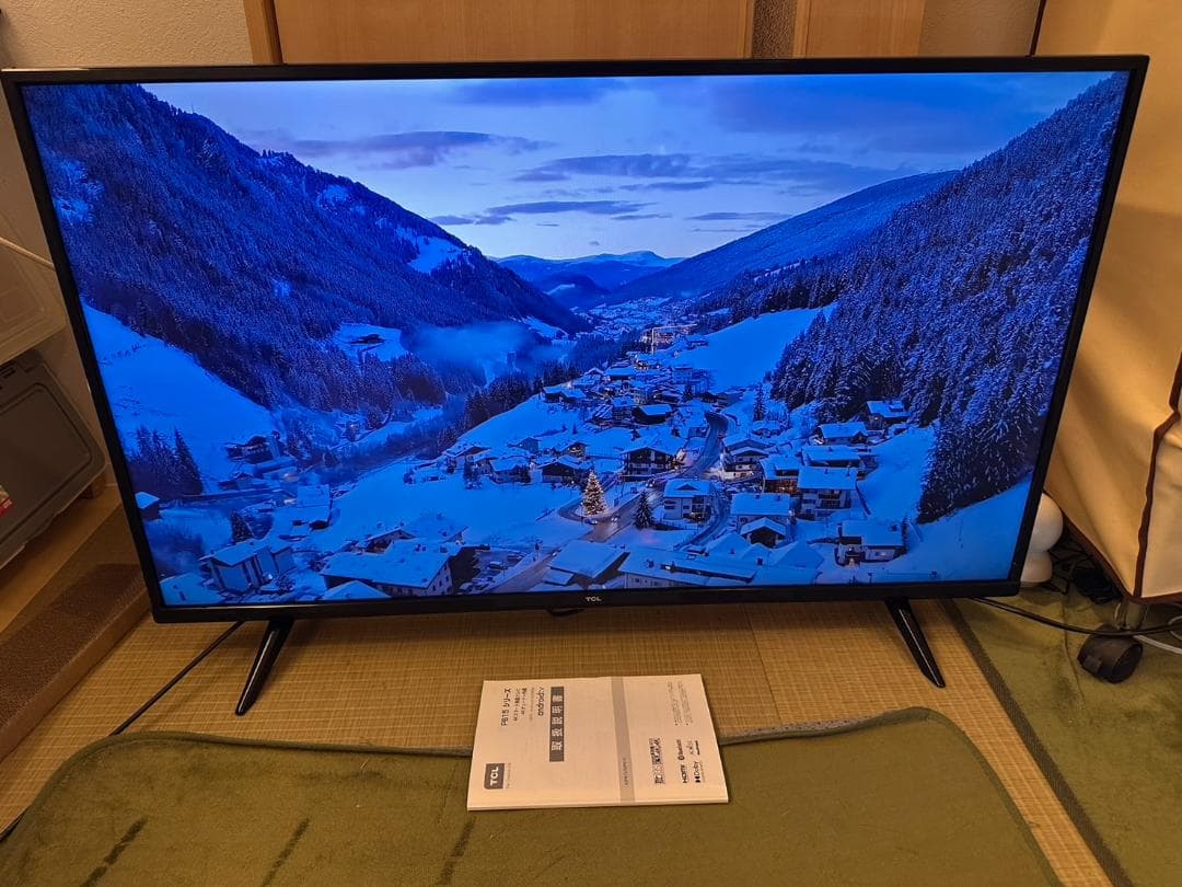 4K対応　スマートテレビ！TCL 43P615 43型　アプリ内蔵式　極美品！