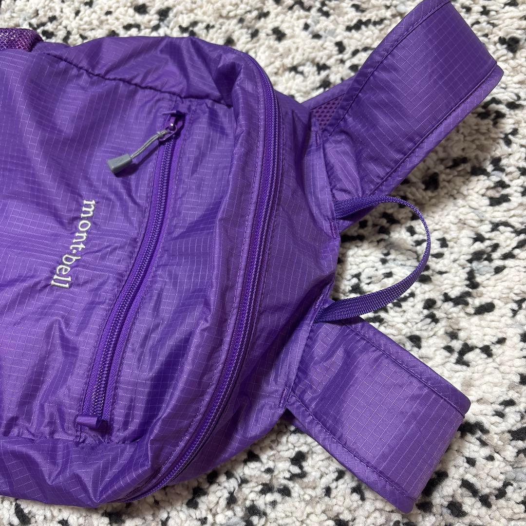 mont-bell モンベル　ポケッタブルライトパック　リュック　15 パープル