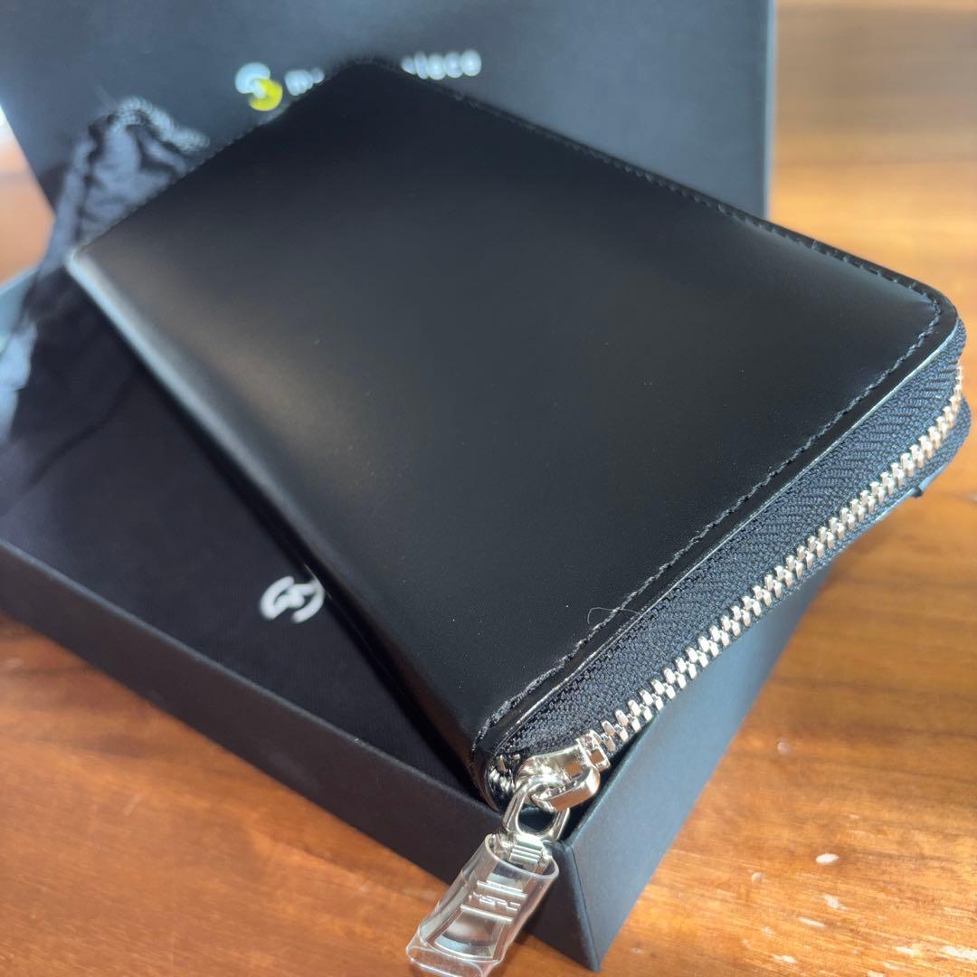 新品　現行品　master-piece メンズ　Notch 革製　長財布　黒