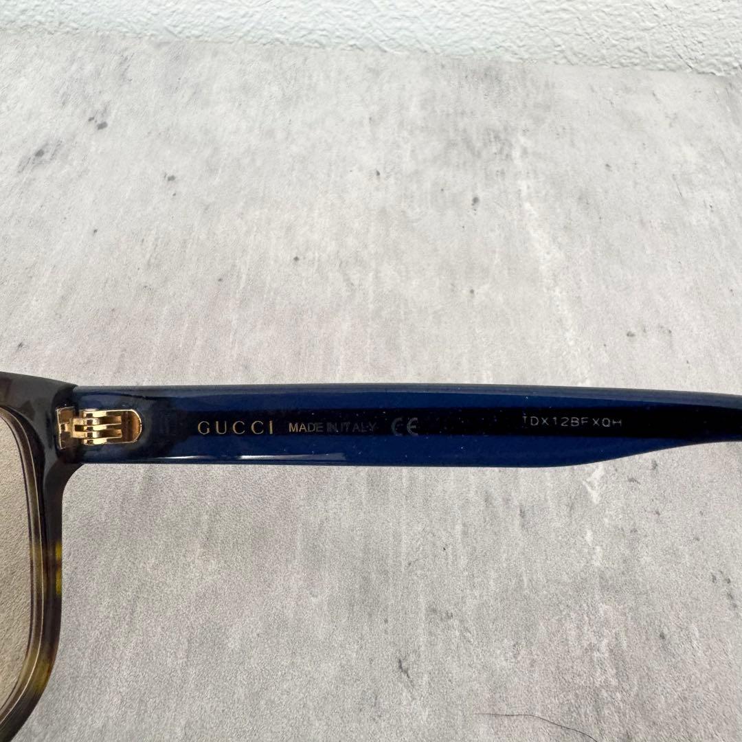 【美品】グッチ GUCCI サングラス ウエリントン シェリーライン 度入り