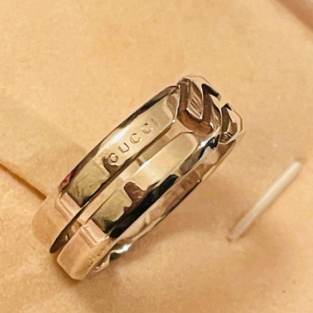 GUCCIリング 15号 ノットリング インフィニティリング　シルバー925 α
