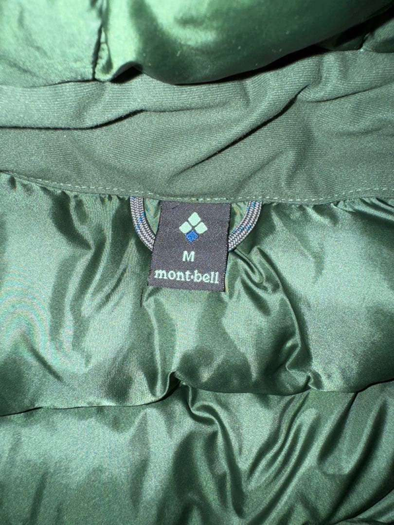 廃盤品 mont-bell グリーン ライトアルパインダウンパーカ M