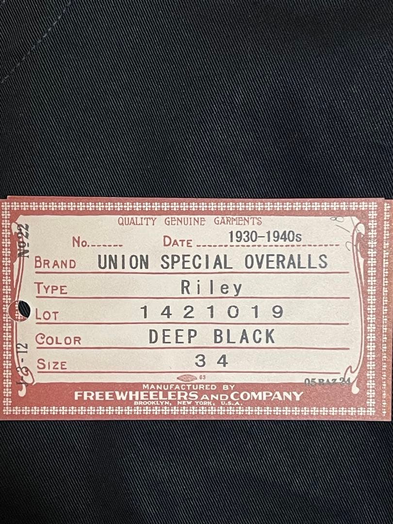 フリーホイーラーズ　ベスト size : 34