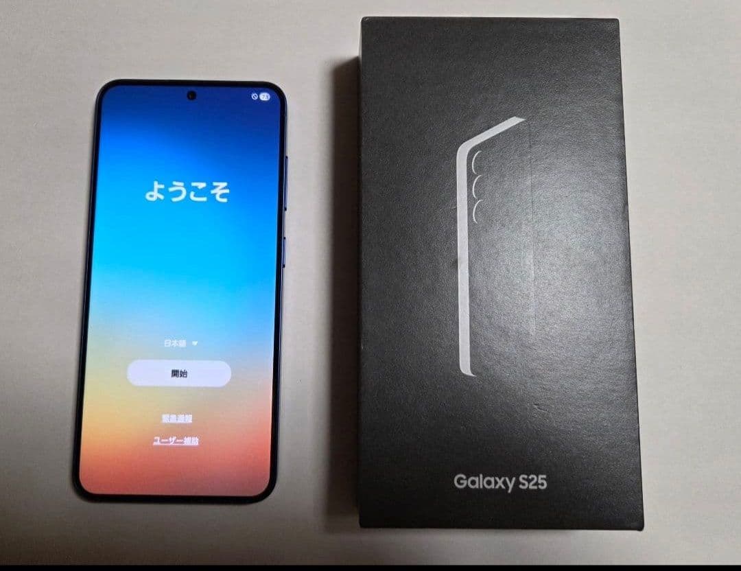 Galaxy S25 ネイビー　SIMフリー　SoftBank版