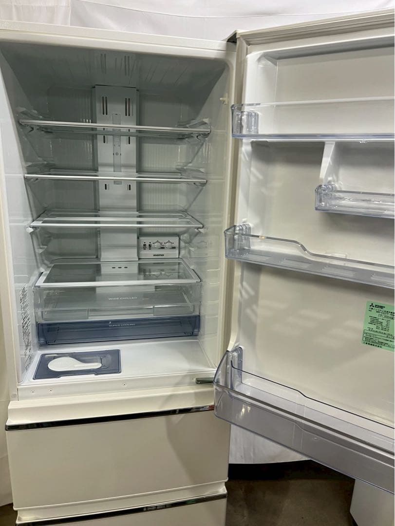 三菱電機 3ドア冷蔵庫 MR-CX37F 2020年製 365L 右開き