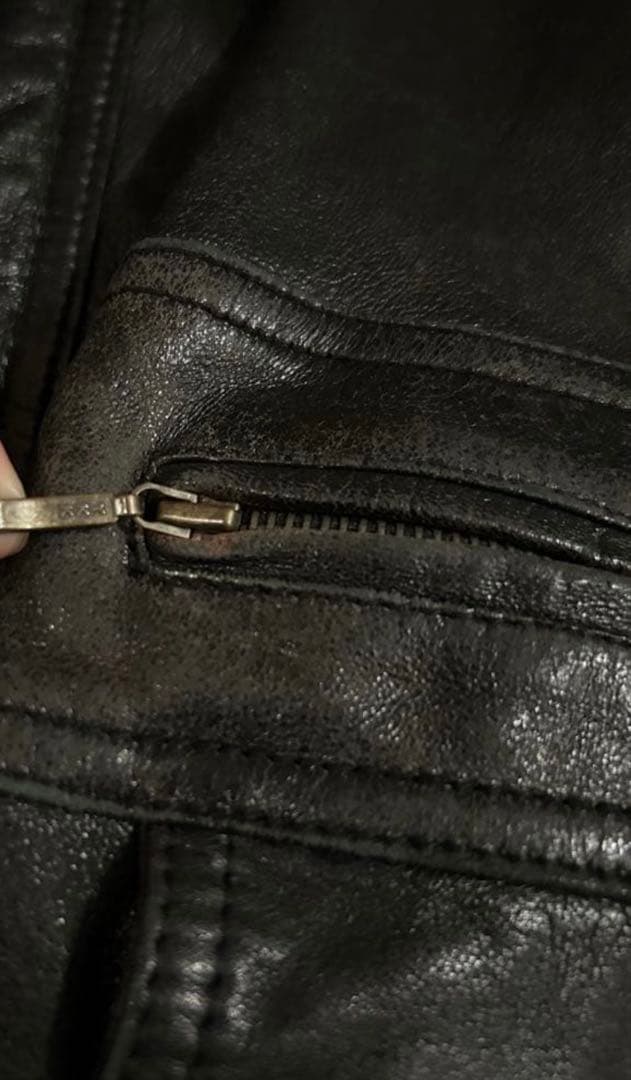 【美品】A-2タイプ レザージャケット アメカジ ラムレザー 軽量 ストリート