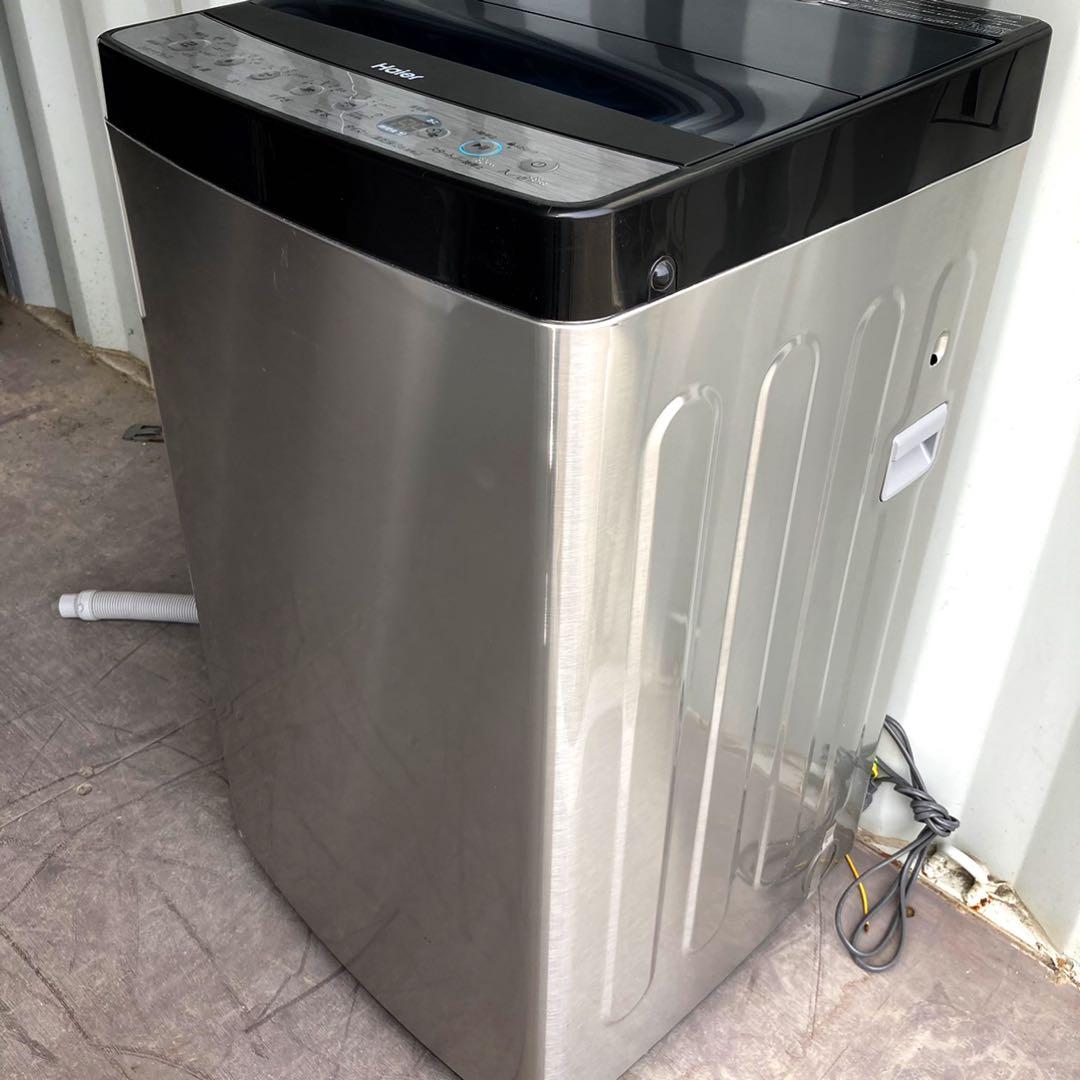 取付無料！高性能・高年式ステンレスシルバーおしゃれデザイン洗濯機！冷蔵庫