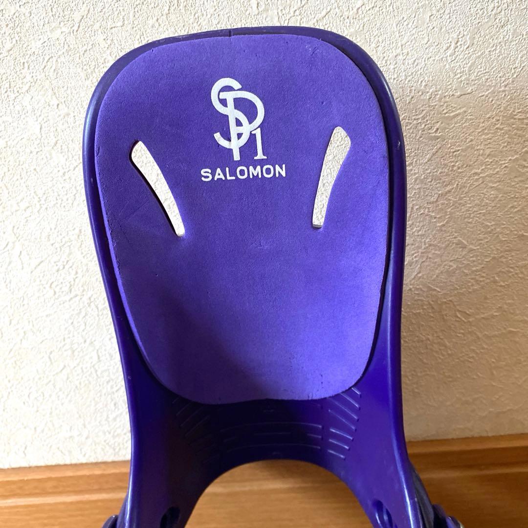 お値下げ‼️ SALOMON SP1 スノーボード ビンディング 紫 S/Mサイズ