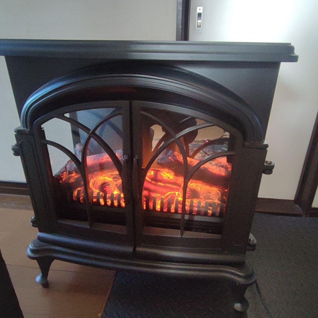 ​【引取限定・近隣配送可】ニトリ ワイド暖炉型ファンヒーター（中古・動作確認済）