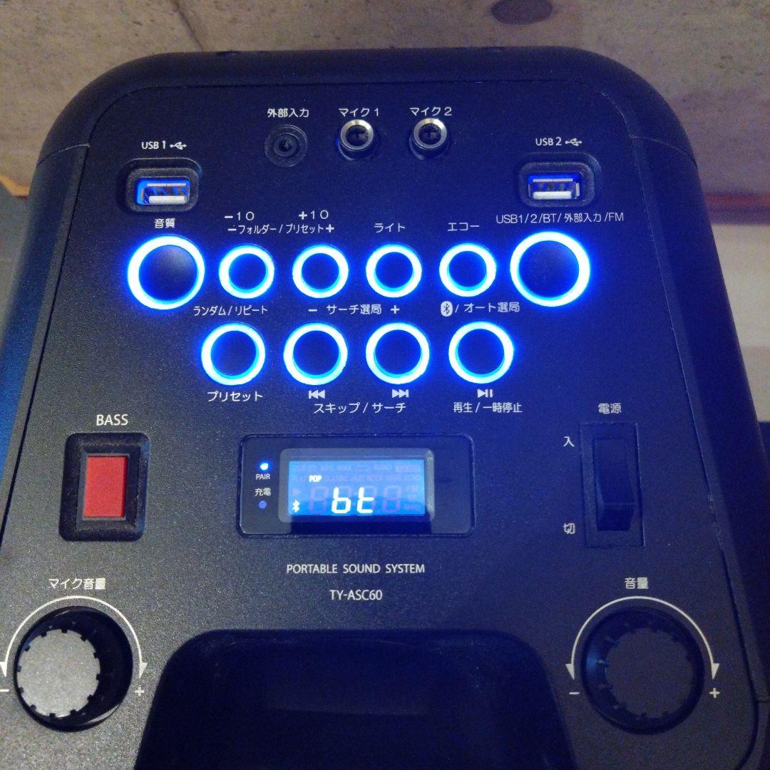 TOSHIBA ポータブルスピーカー TY-ASC60