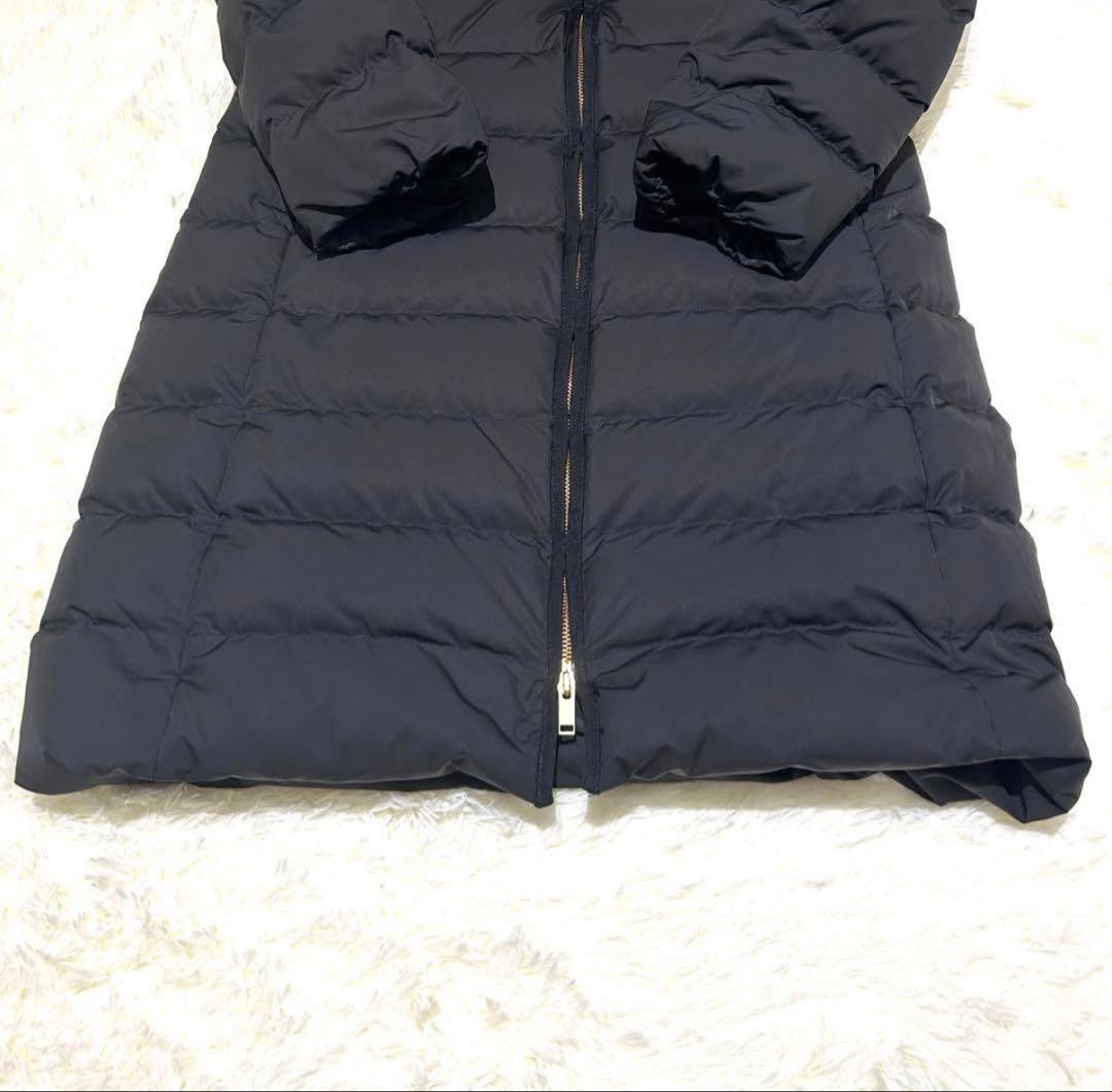 極美品✨ユナイテッドアローズ ダウンコート フォックスファー Aライン 黒