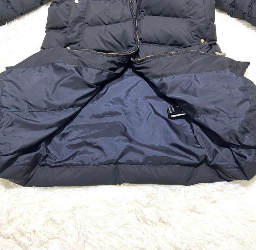 極美品✨ユナイテッドアローズ ダウンコート フォックスファー Aライン 黒