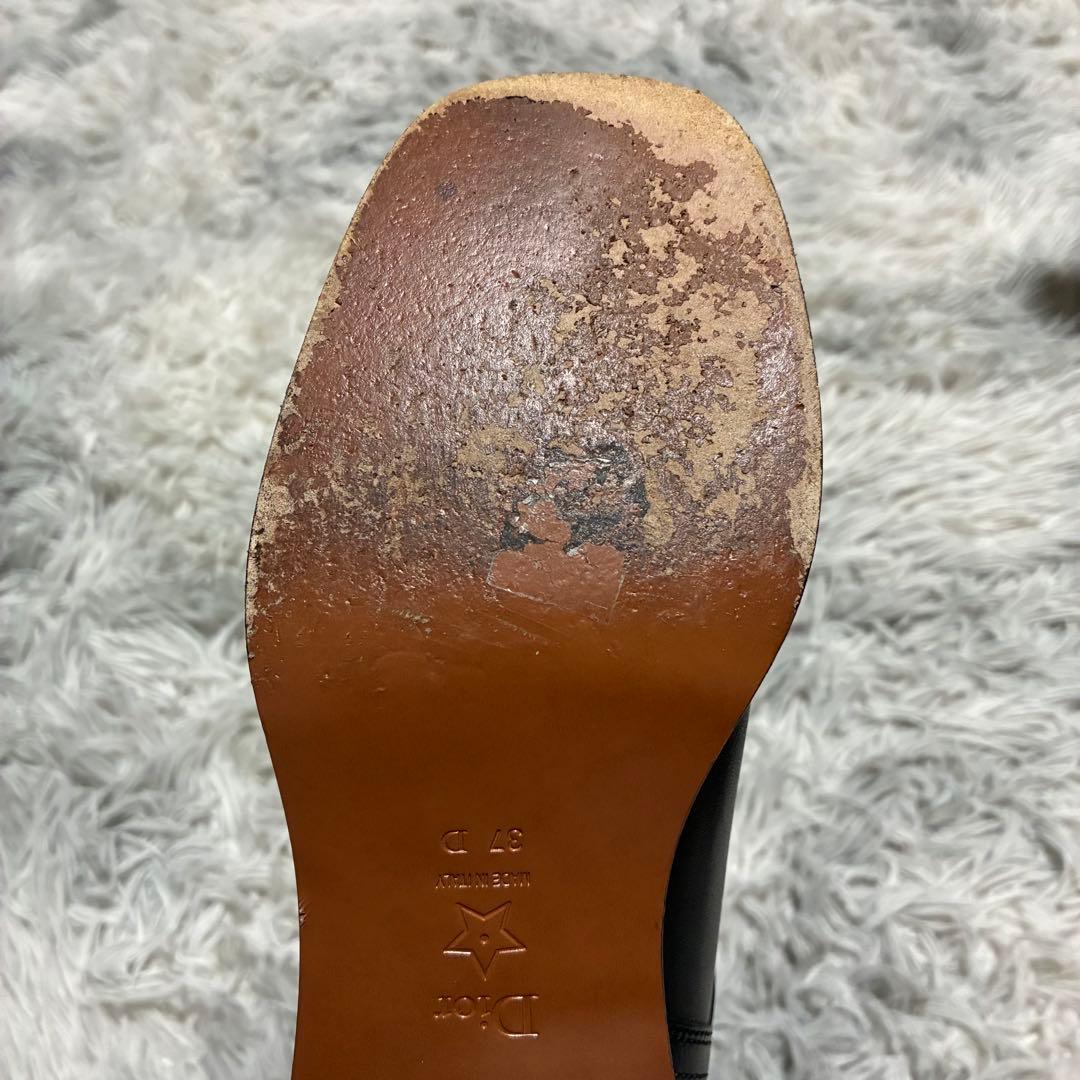 【美品】Dior 本革 バイカーブーツ 37〈定価168,000円〉