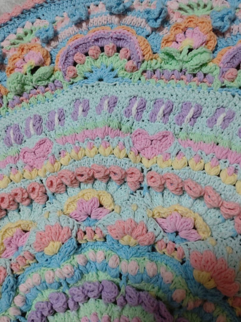 フラワーガーデンマンダラブランケット