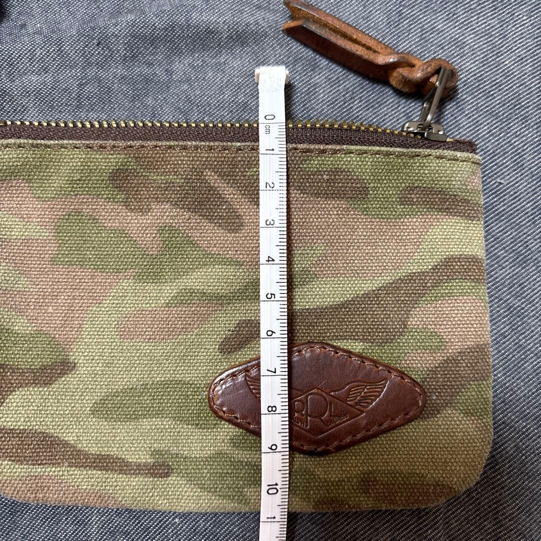 ダブルアールエル RRL 迷彩 ケース ポーチ