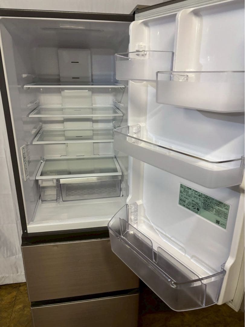 日立3ドア冷蔵庫 R-V32NV 2021年製 315L