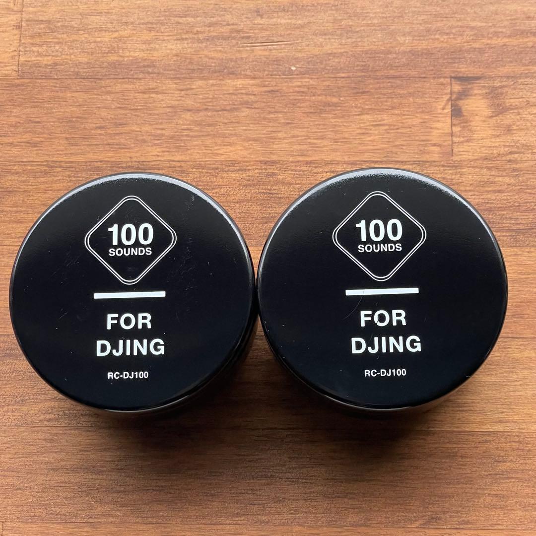 RC-DJ100 レコード針カートリッジ ケース付き100SOUNDS 2セット