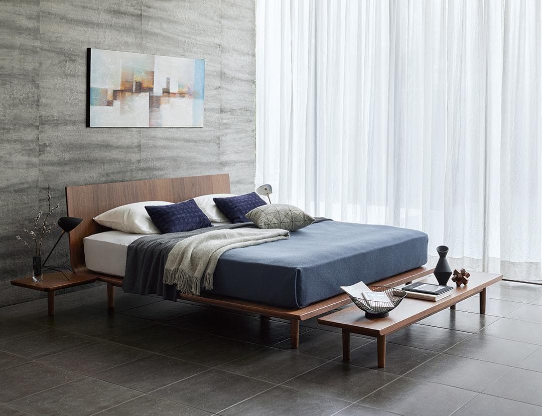 【定価40万！】日本ベッド プレーリー ウォールナットセミダブルベッドフレーム