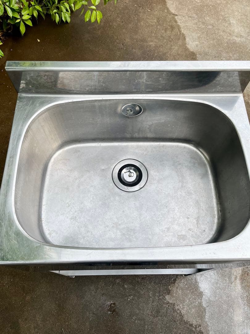 ステンレス1槽シンク　流し台　600×450×800