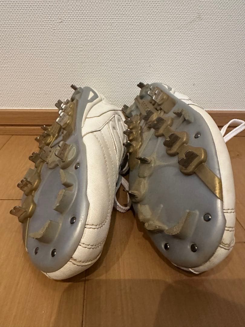 1090 ビモロ ベースボール スパイク ストラビー 野球 金歯 ホワイト