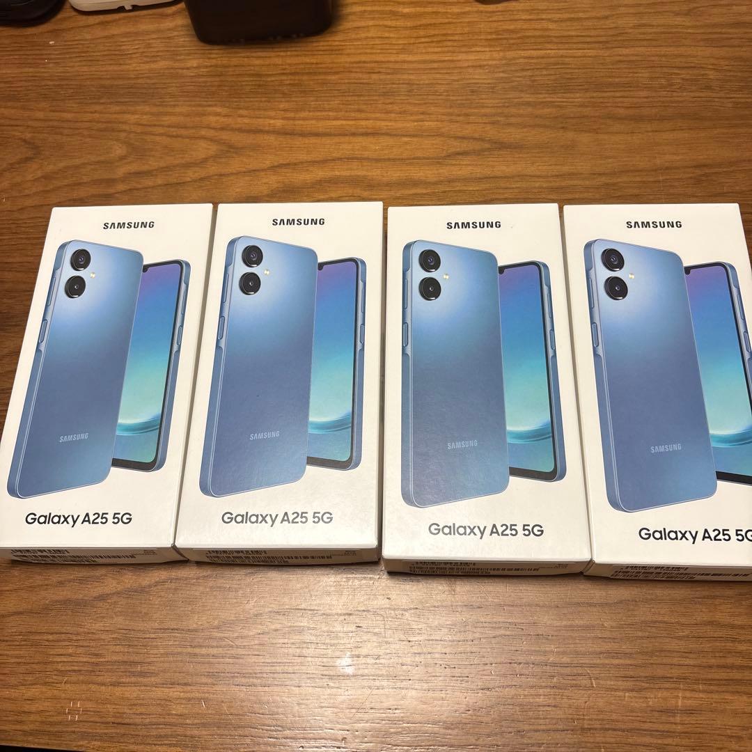 Samsung Galaxy A25 5G 本体（新品未使用・4台）