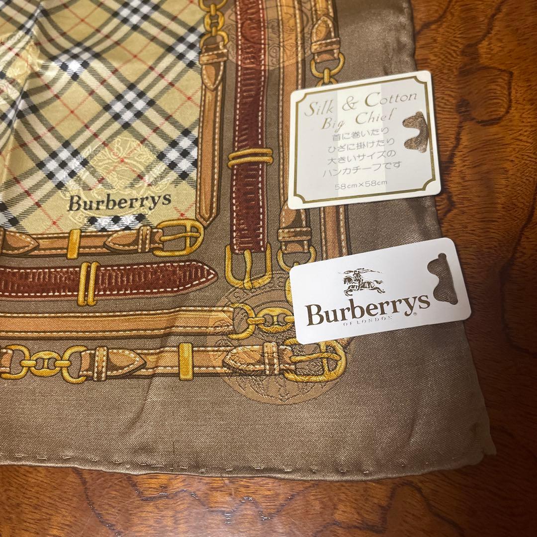 H*a様 Burberrys シルクコットンハンカチ 4色セット