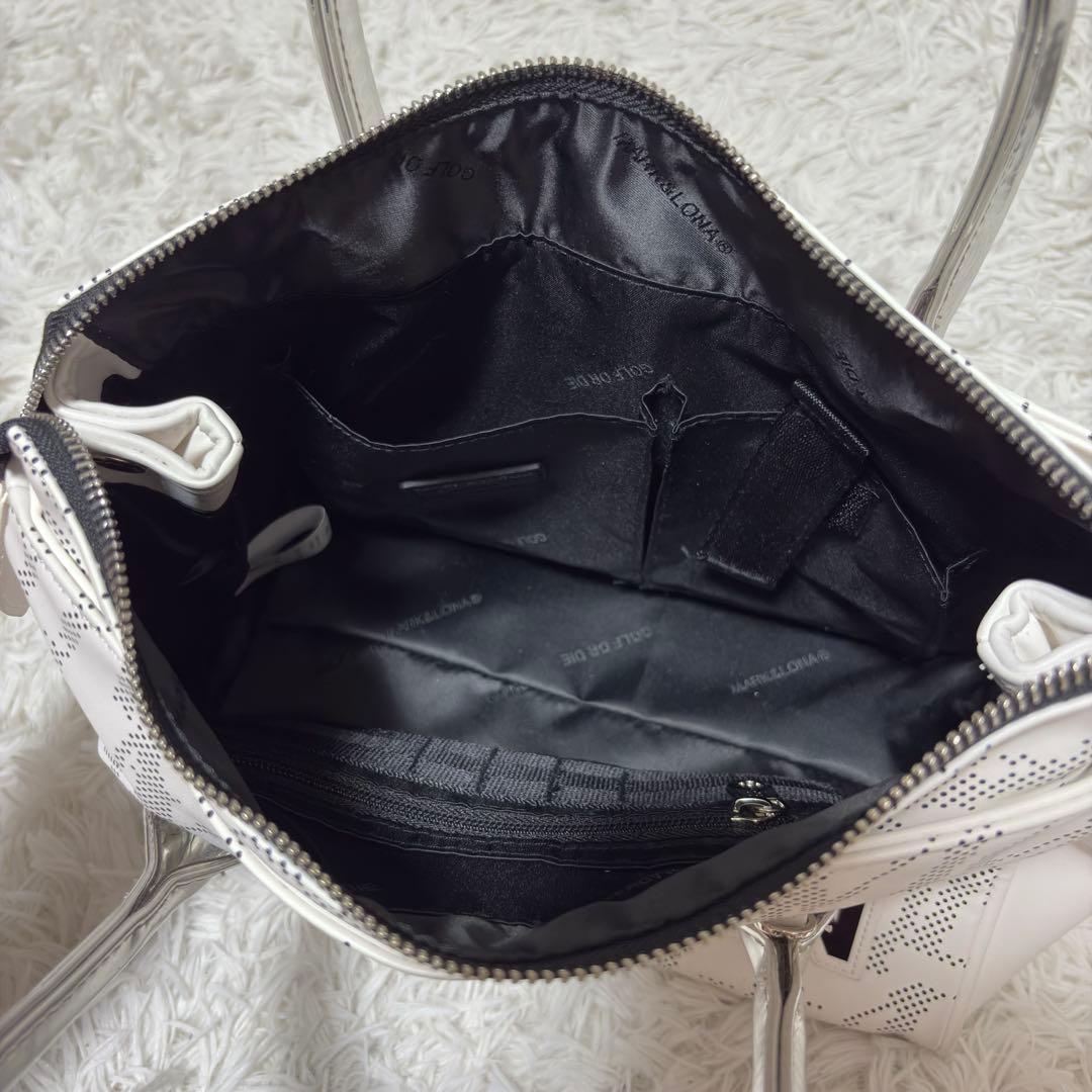 MARK&LONA ハンドバッグ ホワイト ユニセックス 木村拓哉着用モデル