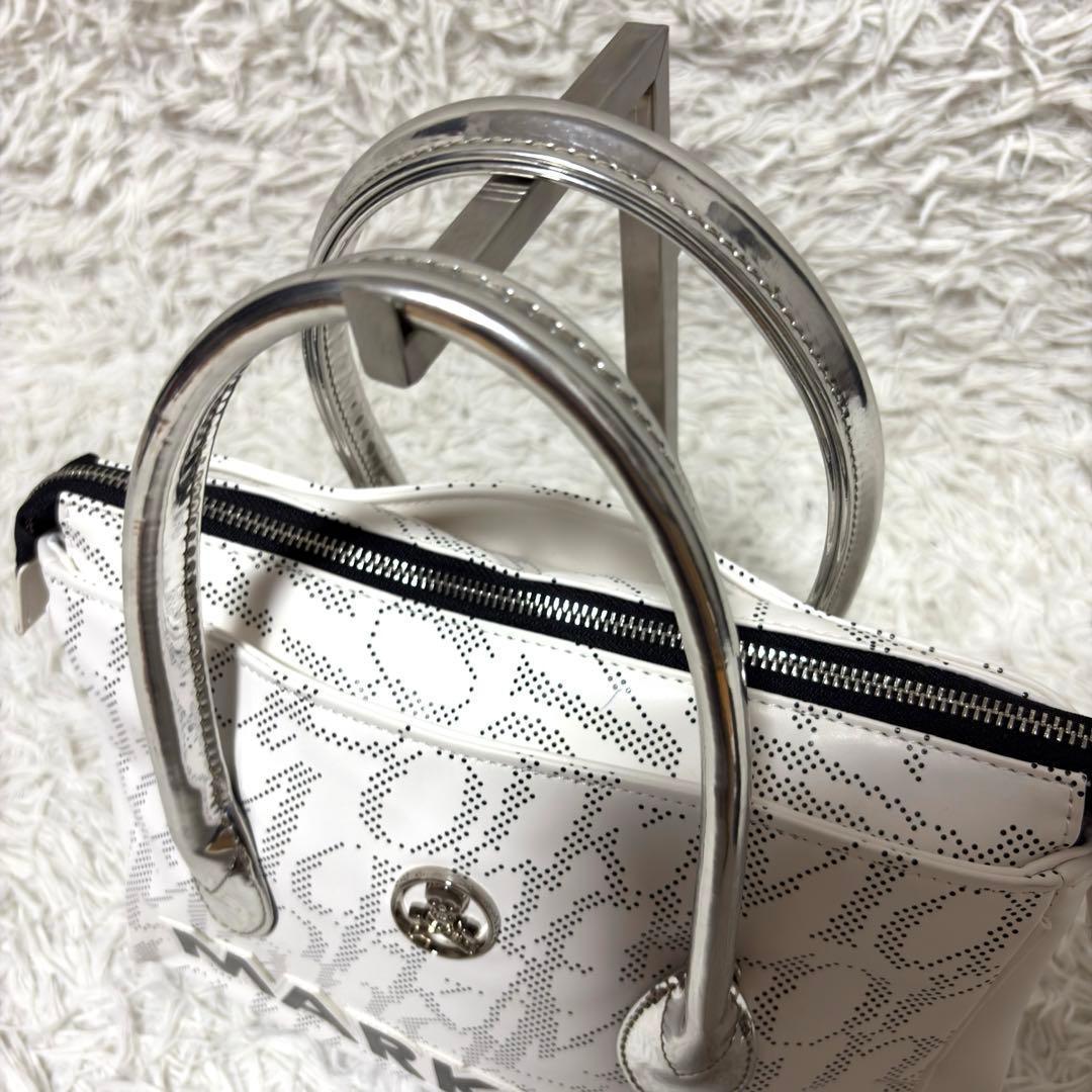 MARK&LONA ハンドバッグ ホワイト ユニセックス 木村拓哉着用モデル