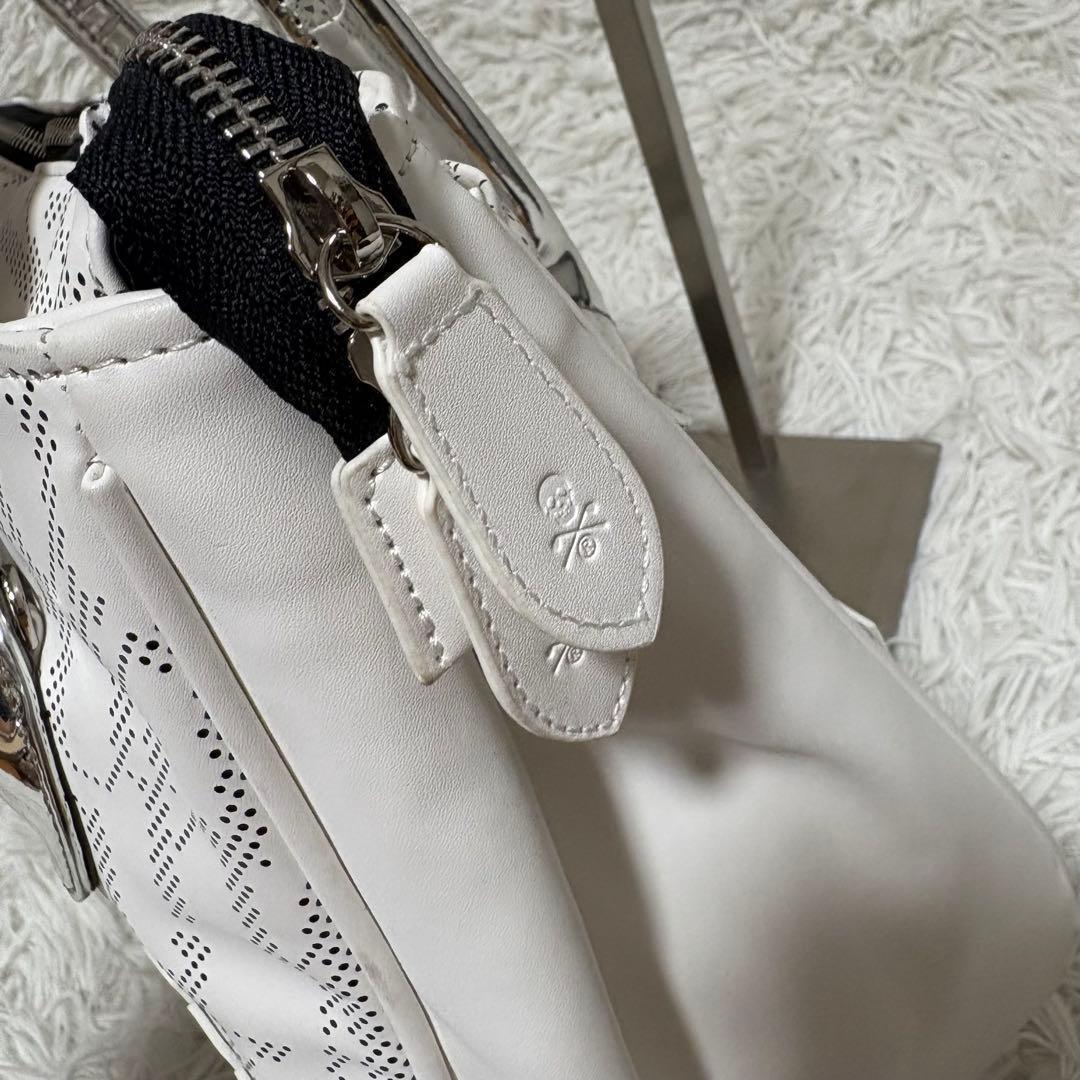 MARK&LONA ハンドバッグ ホワイト ユニセックス 木村拓哉着用モデル