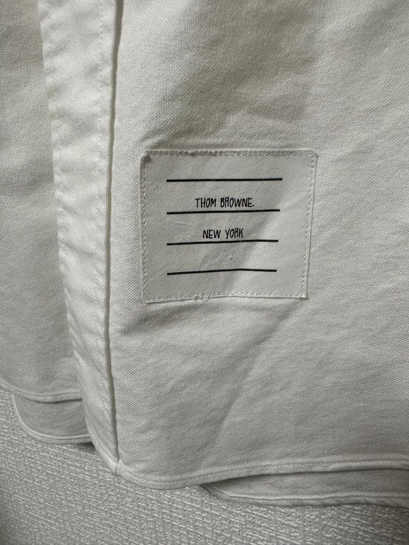 Thom Browne ホワイトストライプシャツサイズ3