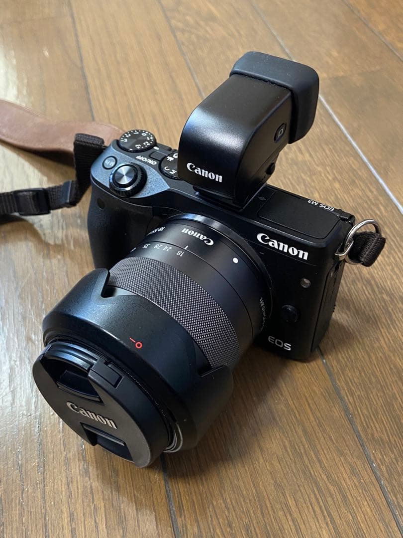 Canon EOS M3 ミラーレス一眼カメラ レンズ、EVFセット