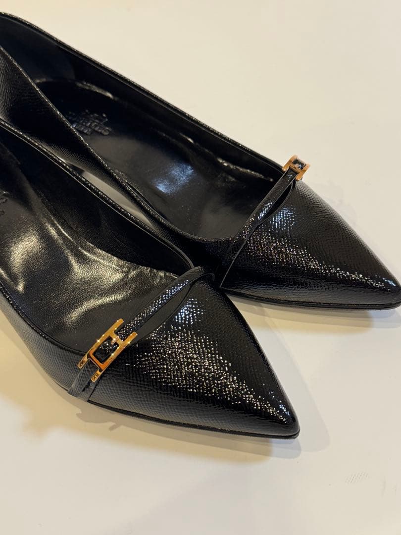 36.5 美品 HERMES パンプス