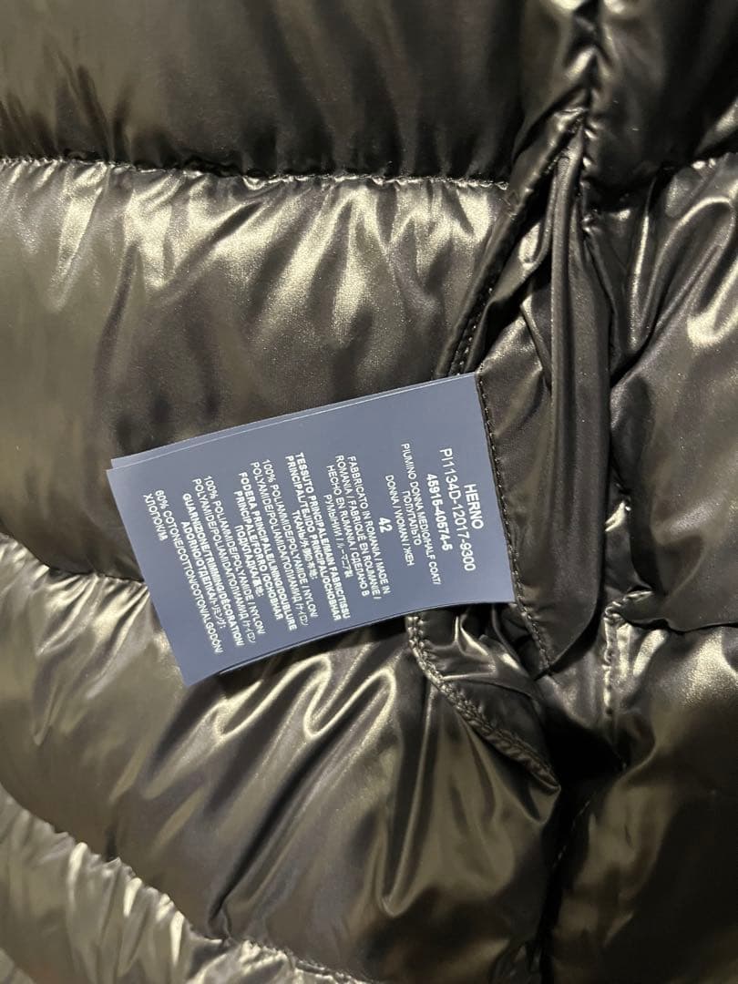 Herno ブラック ダウンジャケット