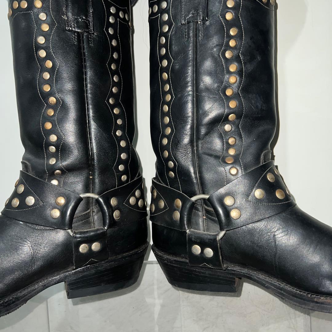 vintage スタッズ エンジニアブーツ y2k diesel yello