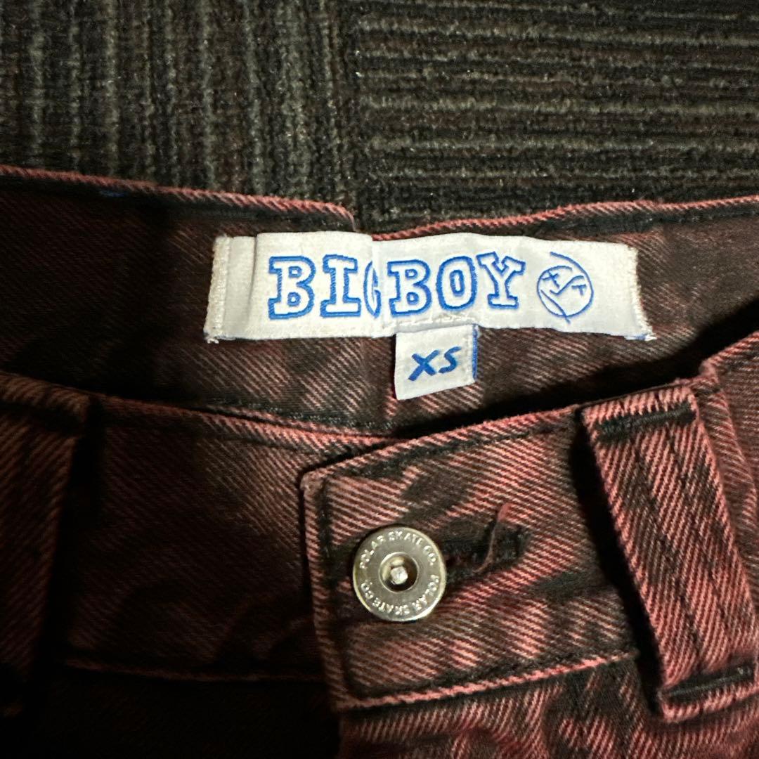 希少 polar skate big boy 赤 レッドブラック 旧ロゴ