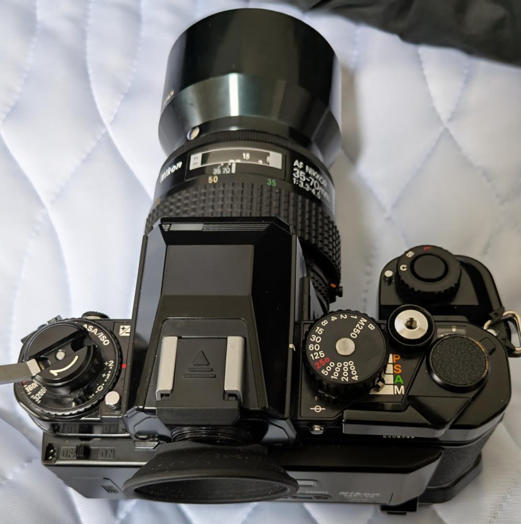 美品！Nikon FA 今買える昔の高級名機 人気黒 35-70mm セットで