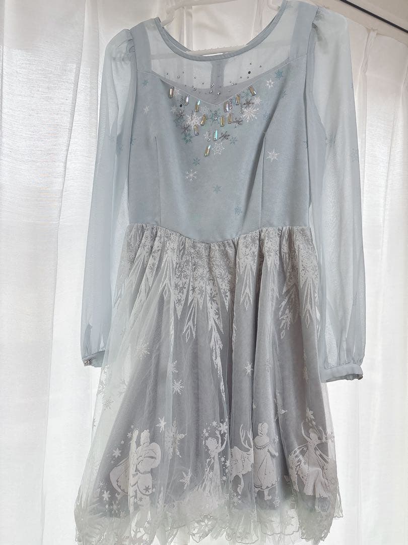 アナ雪　エルサ　シークレットハニー　ワンピース