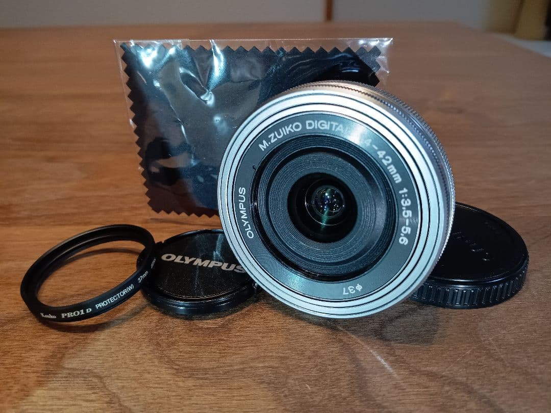 限界価格【レンズプロテクター付き】極美品 OLYMPUS 14-42mm EZ