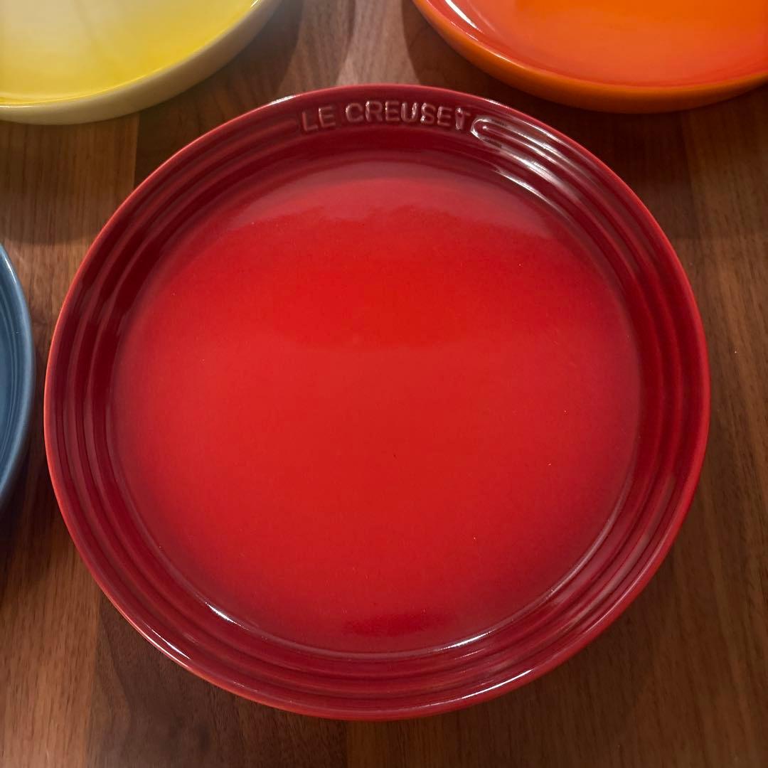 LE CREUSET ル・クルーゼ　ネオラウンドプレート レインボー 22cm