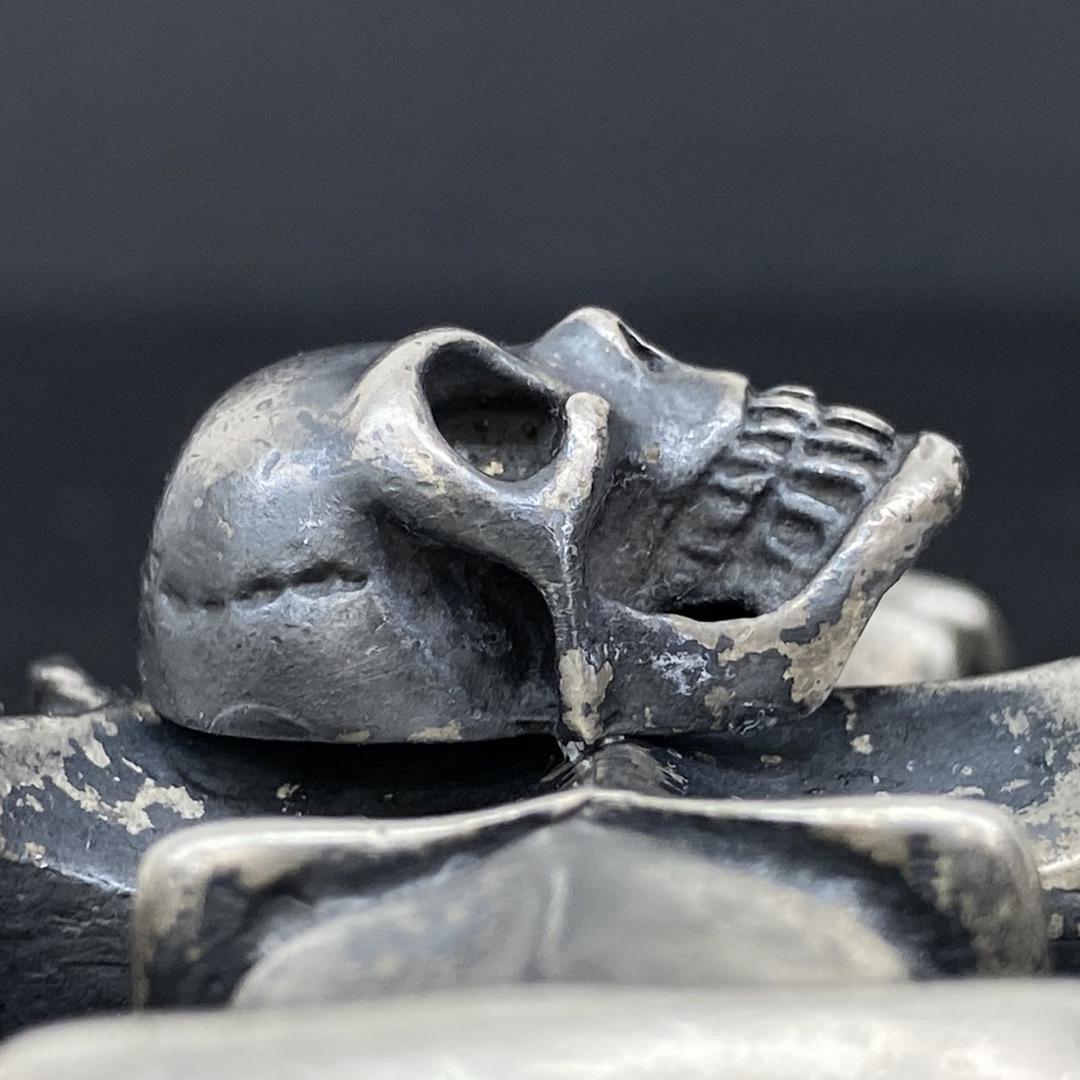 GABOR Gaboratory 生前 スカル バトルアックスクロス ペンダント