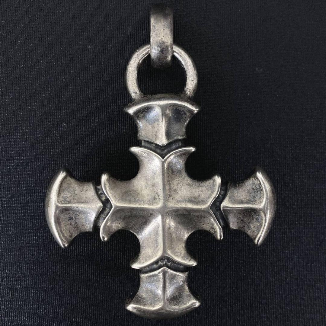 GABOR Gaboratory 生前 スカル バトルアックスクロス ペンダント