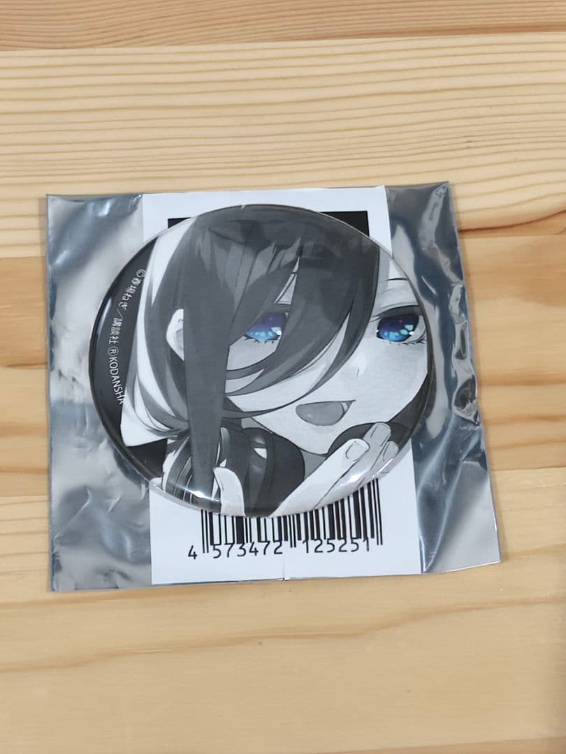 五等分の花嫁 中野三玖 缶バッジ