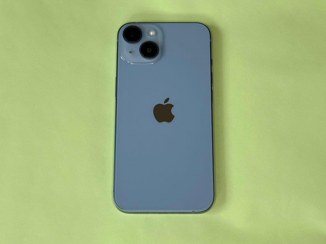 美品　即発送　iPhone14 ブルー 128G SIMフリー　eSIM対応