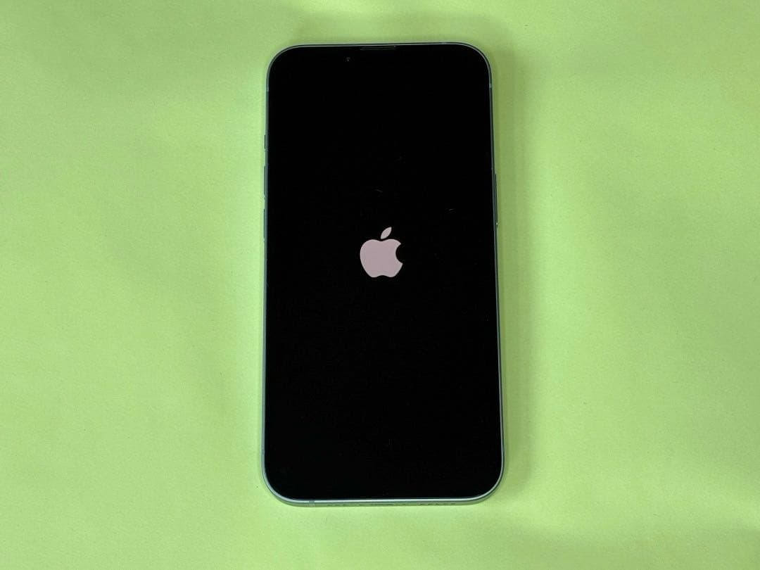 美品　即発送　iPhone14 ブルー 128G SIMフリー　eSIM対応