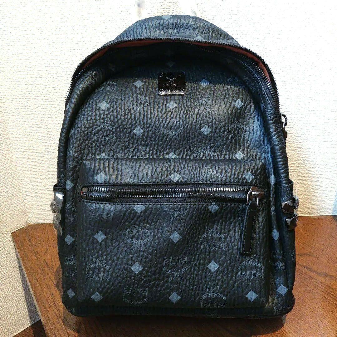 MCM ブラック リュック・バックパック