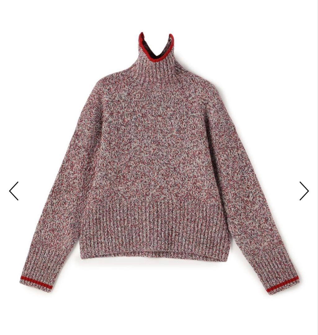 MACPHEE ファインラムズウール　タートルネックプルオーバー